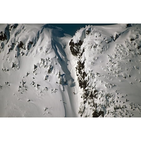 Person Snowboarding Down Chute  Eaglecrest Ski Resort Douglas Isl Near Juneau Alaska Se Winter (Best Ski Resorts Near Vienna)