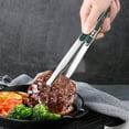 thumbnail image 5 of Barbecue Clip for Grilling,304 Stainless Steel Kitchen Cooking Tong,Serving Tongs for Appetizers,Anti-Scalding Cooking Tongs,Salad Bread Clip,Cooking Tools Kitchen Accessories, 5 of 6