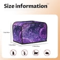 thumbnail image 5 of Fotbe Purple Bubble Abstract Art for Two Slice Toaster Cover, Fingerprint Protector, Super Soft Appliance Cover And Dust Cover,Bread Dust Cover & Fingerprint Protection, 5 of 7