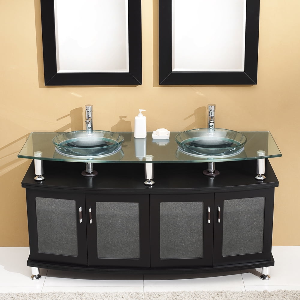 Contento 60 Espresso Double Sink Modern Bathroom Vanity W Mirrors Fvn3310es Walmartcom Walmartcom Contento 60 Espresso Double Sink Modern Bathroom Vanity W Mirrors Fvn3310es Walmartcom Walmartcom