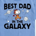 thumbnail image 2 of Peanuts - Best Dad In The Galaxy Snoopy - Father's Day Gift - Men's Short Sleeve Graphic T-Shirt, 2 of 6