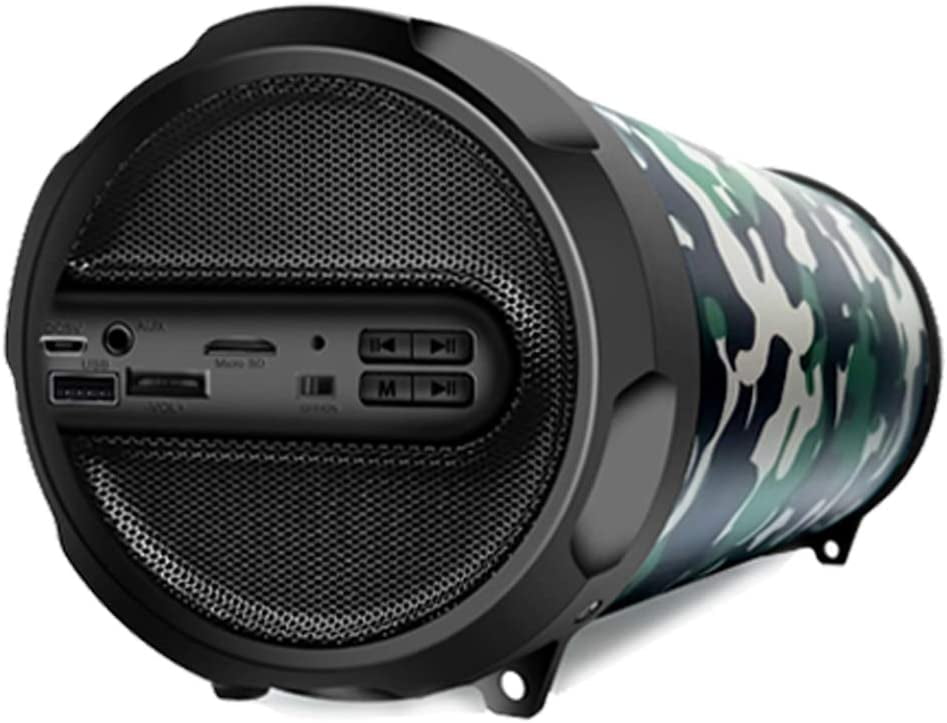 Woozik Portable Bluetooth Speaker with FM Transmitter, Camouflage, S213