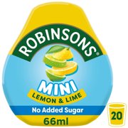 1 Pack | Robinsons Squashd Lemon & Lime 66Ml & 3x Disposable Cup