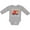 AC-Heather Grey, variant on Inktastic Future Fire Chief in Training Boys or Girls Long Sleeve Baby Bodysuit