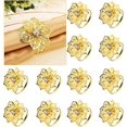 thumbnail image 1 of 12 Pcs Flower Napkin Ring Buckle, 1 of 4