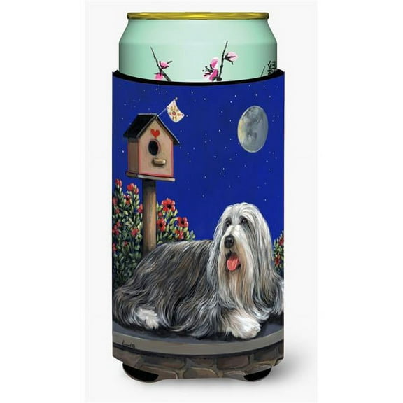 Carolines Treasures Bearded Collie Moon shine Tall Boy Hugger Tall Boy multicolor