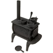 Old Mountain 10142 Black Mini Box Stove Set, with Accessories, 10 1/2 Inch Tall