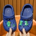 thumbnail image 4 of YUKTOPA Kids Boys Girls Cute Cartoon Clogs Shoes Lightweight Non Slip Garden Shoes Water Shower Beach Pool Slides Sandals, 4 of 12