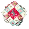 thumbnail image 2 of Dragon Li 3 Cat Love Foam Coaster Set of 4 Red, 2 of 4