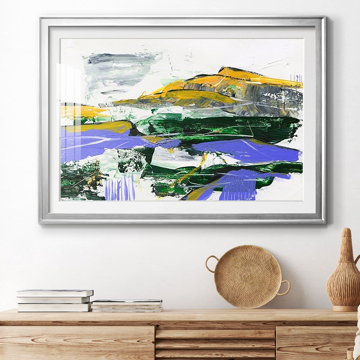 Silent Mountain VI Premium Framed Print - Ready to Hang