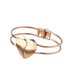 thumbnail image 2 of Pulsera abierta en forma de corazón Wmkox8yii Pulsera de corazón de amor brillante Fajkfhkj5541, 2 of 7