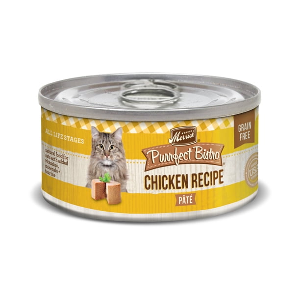 Merrick Chicken Pate Wet Cat Food, 3 oz Cans (24 Pack)