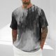 thumbnail image 1 of Tops para hombre, blusas y camisas de cuello redondo y manga corta para hombre, blusas casuales de moda con cuello redondo y manga corta para hombre, blusas de poliéster para hombre, 1 of 5