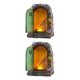 thumbnail image 1 of Yuarrent Fairy Door Solar Light Pixie Steps Adorno mágico en miniatura para exteriores 15 cm Tipo 1 2piezas, 1 of 1