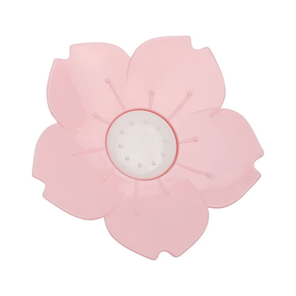 UPGRATOR 2Ud Caja Para Jabón Plástica En Forma De Flor Cereza Con Drenaje Para Y Cocina