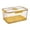 YE6, variant on Jierger Bread Airtight Bread for Kitchen Counter Time Recording Bread Box with Lid Plastic Bread with Air Bread Loaf for Bun Sandwich 12.8 x 6.9 x 6 inches