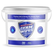 Germ Wipes™ - High Quality 75% Alcohol Wet Wipes Fresh Citrus - 750 Count Bucket