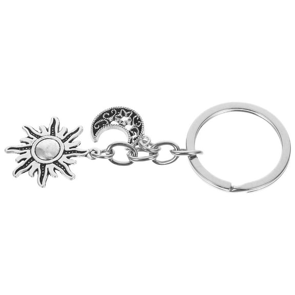 WHAMVOX Cute Sun Keychain Keyring Bag Pendant For Car Accessories Holder Purse Handbag Backpack Charm Car Ring Keyring Key Holder Jewelry