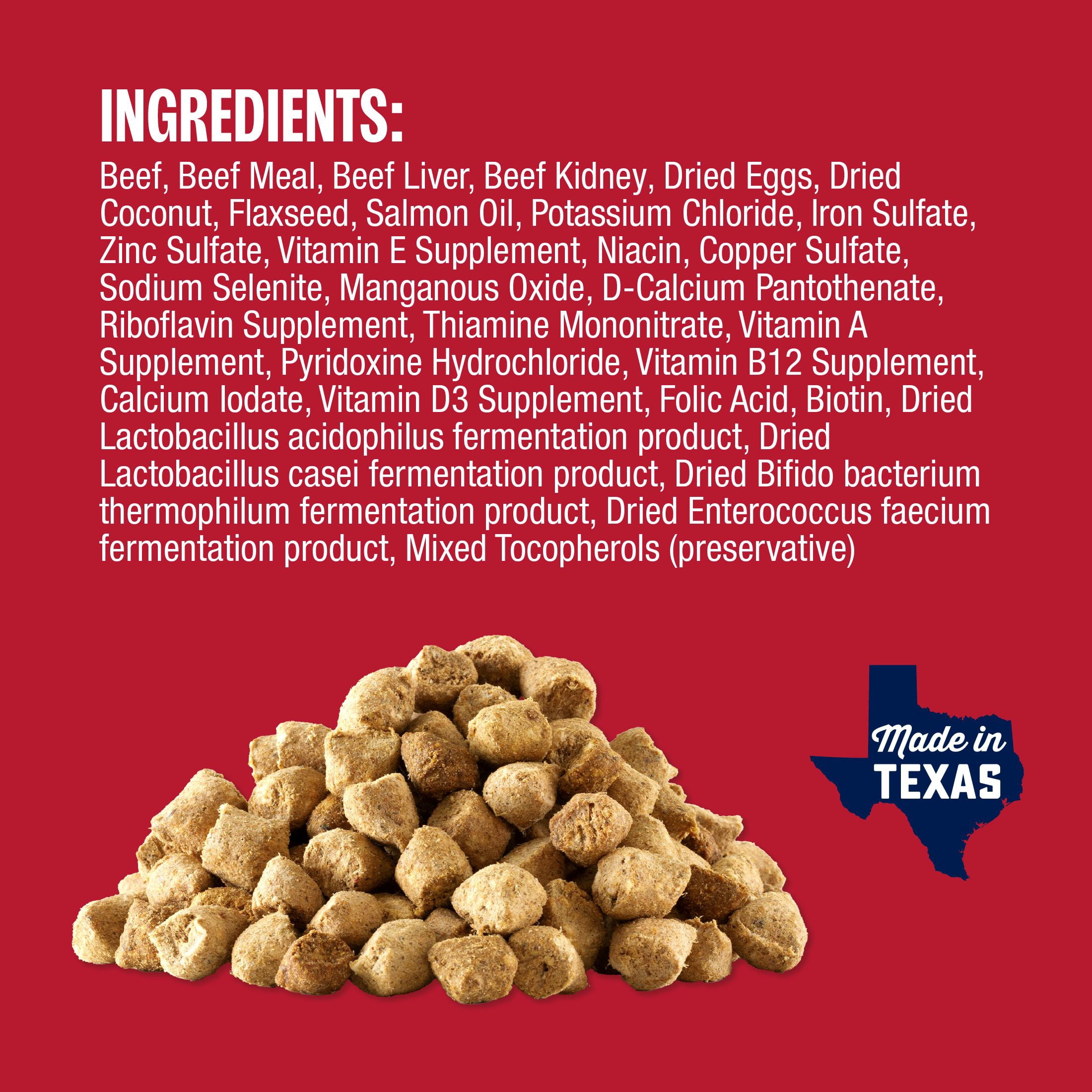Muenster Perfect Balance Beef Bites Freeze-Dried Dog Food, Training Treats, Food or Topper, All Life Stages, 12 oz Pouch
