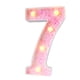 thumbnail image 3 of Xihbxyly Lámpara Led Colorida con Letras Decorativas Portátiles, Luz Led de Subtítulos Moderna, Decoración para Fiestas En Casa, Ambiente Romántico y Cálido, Material Abs+Pp, Funciona con Pilas., 3 of 4