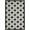 Black and White, variant on HomeRoots 10 x 13 ft. Black & White Gingham Non Skid Indoor & Outdoor Rectangle Area Rug - Black and White - 10 x 13 ft.