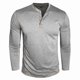 thumbnail image 5 of pstuiky Camisas casuales de manga larga para hombre, Camisa informal de manga larga con botones y parches lisos para hombre Tops casuales para hombres xxl, 5 of 5