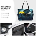 thumbnail image 3 of Balery Undersea Shark Beach Travel Bag - Water-Resistant, Large Capacity Lightweight Tote with 7 Pockets for Women and Men - Perfect for Beach, Pool, Gym, and Travel, 3 of 7