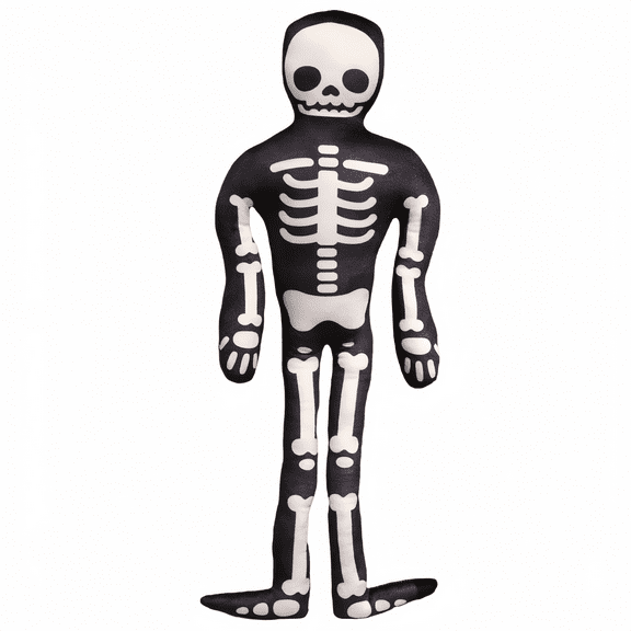 Skeleton Plush Toy, 15.7" Skull Plushies-prank Skeleton Stuffed Animal Toys Christmas Halloween Plush Decor Birthday Gifts for Kids-Halloween Gifts Fun Halloween Decoration for Home Room