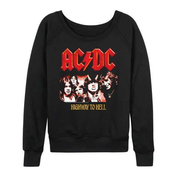 ACDC - Highway To Hell - Women's Lightweight French Terry Long Sleeve Shirt