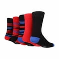 thumbnail image 1 of Mens Pattern Bamboo Fiber Socks | 5 Pairs | Sockshop Wildfeet | Colourful Dress Socks, 1 of 2