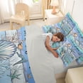 thumbnail image 5 of jejeloiu Life Is Better Print 7-Piece Twin Bedding Sets Kids,Ocean Coral Starfish Bedding Comforter Set,Reversible, 5 of 7