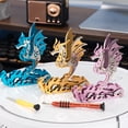 thumbnail image 4 of 3D Metal Puzzle Marine Life Model Kit, 40PCS 3D Assembly Mechanical Seahorse Building Kit, Unique Desk Creative Art Decorations Gift for Adults, 4 of 5