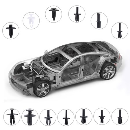 730Pcs Assorted Car Body Plastics Push Retainer Pin Rivet Fasteners