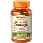 Sundown Naturals Garcinia Cambogia 1000 mg Capsules 90 ea (Pack of 2)