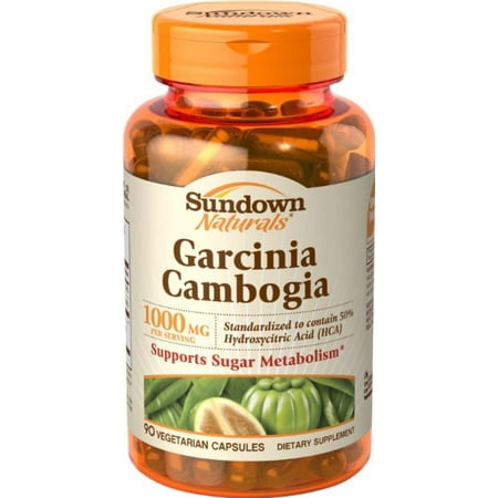 Sundown Naturals Garcinia Cambogia 1000 mg Capsules 90 ea (Pack of 2)