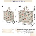 thumbnail image 2 of FORMRS Womens Corduroy Tote Bag Crossbody Shoulder Purse Handbag with Detachable Strap, Cartoon Dog Reading Pattern, 2 of 7