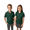 Hunter Green, variant on Boys & Girls Dry fit shirts Burgundy Interlock Short Sleeve, Large| Dri Fit Performance School Uniform Polo 11–12 year Pack 2