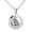 Aquarius, variant on HIJONES Men's Stainless Steel Round Coin Zodiac Constellation Pendant Necklace Amulet Necklace for Women Men Gift Sagittarius