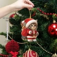 thumbnail image 3 of Listado De Acrílico Llavero navideño de gato, colgante acrílico 2D para llave de coche, decoración navideña, regalo, 1 unidad【A】 Rkxzt, 3 of 6
