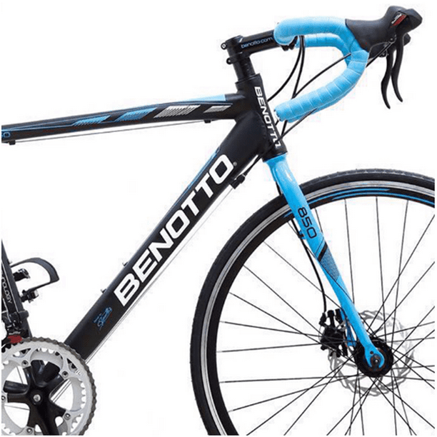 Bicicleta Benotto Ruta 850 Aluminio R700C 14v Shimano Negra 48