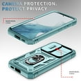 thumbnail image 6 of ELEHOLD Rugged Case for Samsung Galaxy S23 Plus,Heavy Duty Hybrid Camera Lens Protection 360° Rotation Ring Holder Kickstand Function Anti-Slip Shockproof Armor Case for S23+,Green, 6 of 9