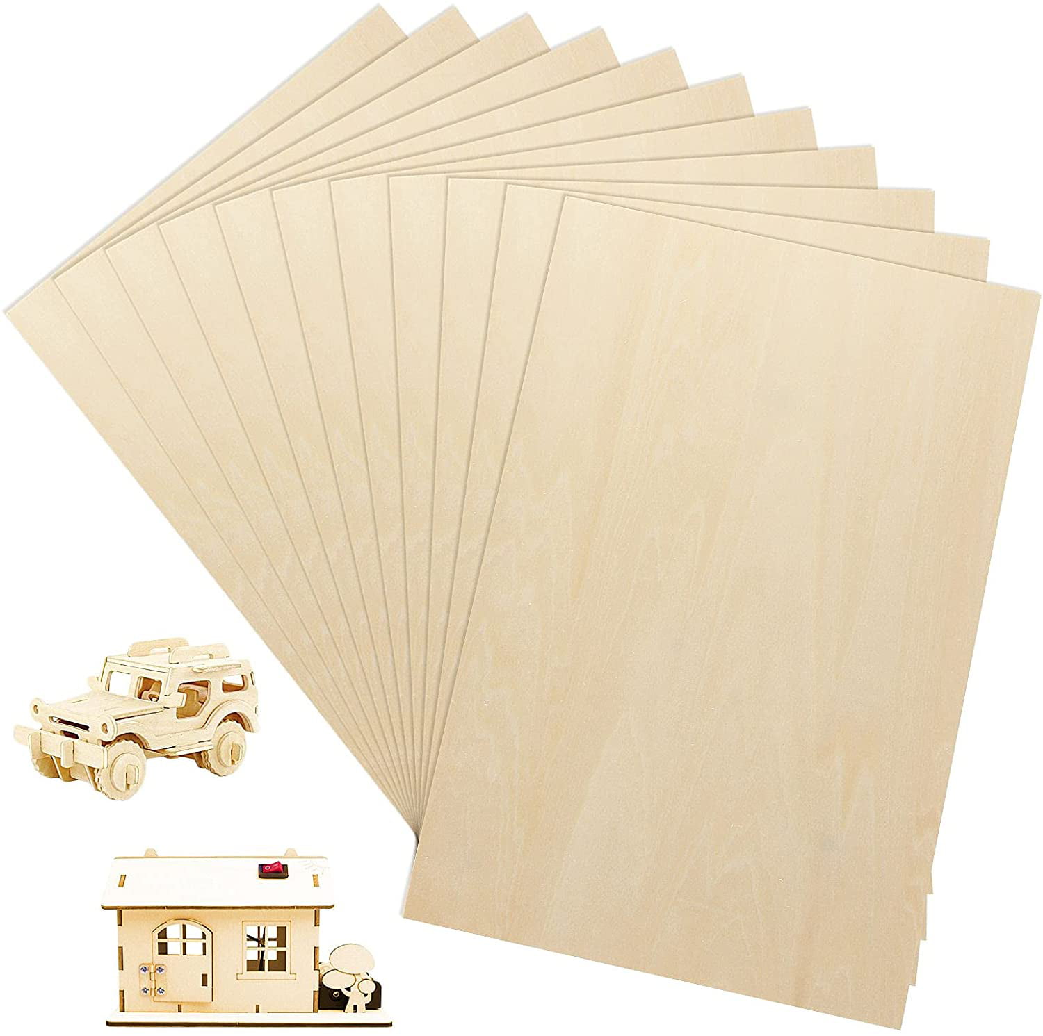 Lite Plywood Sheets 300mm x 300mm Select Size & Pack Quantity 