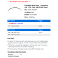 thumbnail image 2 of Front Right Brake Hose - Compatible with 1979 - 1986 GMC C1500 Diesel - AC Delco, 2 of 2