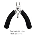 thumbnail image 4 of FRCOLOR Wire Flush Cutter Badminton Racket Tennis Racket Wire Cutters Wire Stretcher Diagonal Pliers (Black),3.54"X2.76"X0.39", 4 of 4