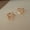 Gold, variant on 2Pcs Skeletonised Copper Metal Ear Clip Non-piercing Earring Ear Bone Clip-Gold