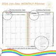 thumbnail image 3 of Planner 2026 Calendar Notebook(Jan-Dec.2026,6.3"x8.5") Weekly Monthly Flower Planner for Women Men 2026 Academic Planner Supplies, 3 of 7