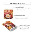 thumbnail image 3 of Shuihui Flower Heat Resistant Microwave Oven Gloves Set for BBQ Baking Grilling,Baking Gifts Cooks for Women,Housewarming Gifts for New Home, 3 of 6