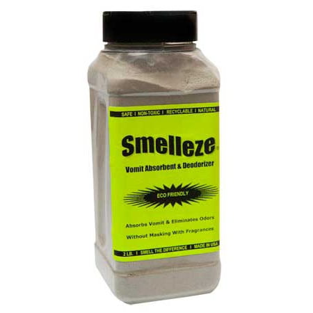 SMELLEZE Natural Vomit & Smell Absorbent: 2 lb. Granules Stop Puke Odor