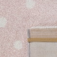 thumbnail image 4 of Paco Home Kids Rug with Rainbows & Hearts, Checkered in Pink White - 5'3" x 7'7" (5'x7'), 4 of 5