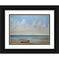 thumbnail image 1 of Laughton, Peter 24x19 Black Ornate Wood Framed with Double Matting Museum Art Print Titled - Low Tide, 1 of 4